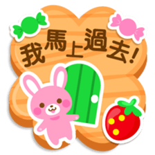 strawberry rabbit -petit animal -no14- sticker #5570609