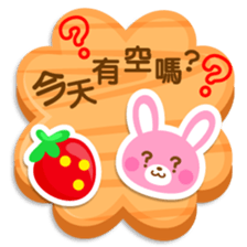 strawberry rabbit -petit animal -no14- sticker #5570619