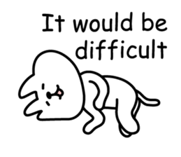 Cat lying down 4 sticker #5571533