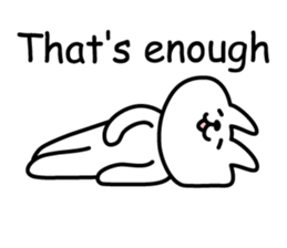 Cat lying down 4 sticker #5571541