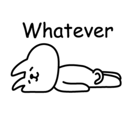 Cat lying down 4 sticker #5571552