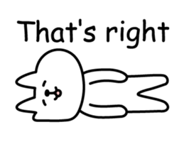 Cat lying down 4 sticker #5571553