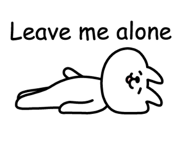 Cat lying down 4 sticker #5571557