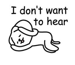 Cat lying down 4 sticker #5571563