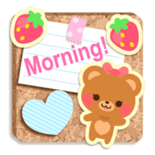 Cork board-English- sticker #5571754