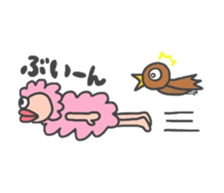 daily life of the small sheep sticker #5572755