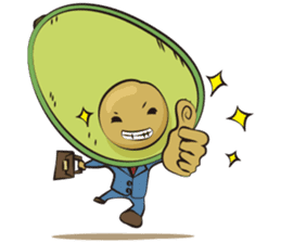 Mr.Avocado sticker #5572846