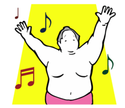 Nice sumo wrestler sticker #5574459