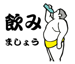 Nice sumo wrestler sticker #5574470