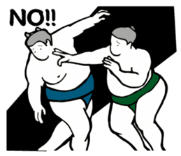Nice sumo wrestler sticker #5574487