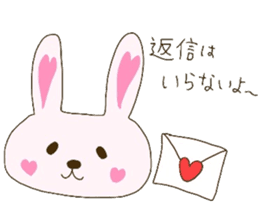 bunnyheart sticker #5575070