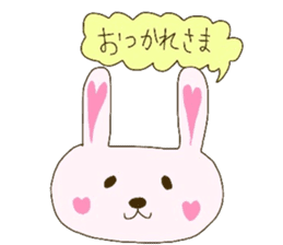 bunnyheart sticker #5575075