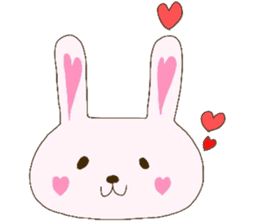 bunnyheart sticker #5575076