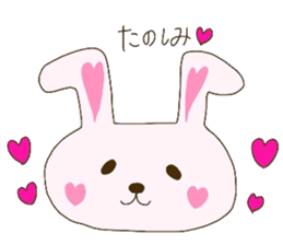 bunnyheart sticker #5575081
