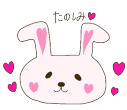 bunnyheart sticker #5575081