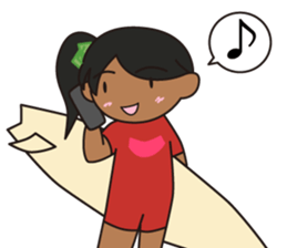 Ryoko's Surfing Life sticker #5575183