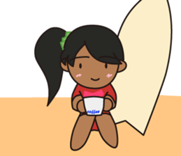 Ryoko's Surfing Life sticker #5575194