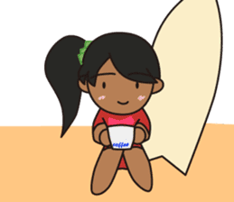 Ryoko's Surfing Life sticker #5575194