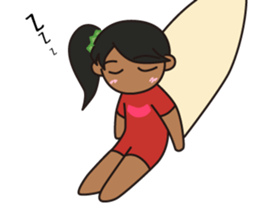 Ryoko's Surfing Life sticker #5575197