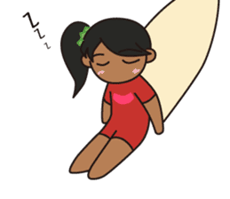 Ryoko's Surfing Life sticker #5575197