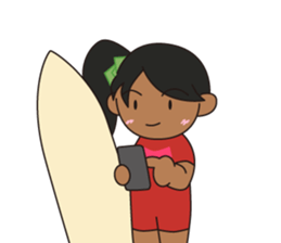 Ryoko's Surfing Life sticker #5575209
