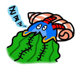 Sea slug boy sticker #5575257