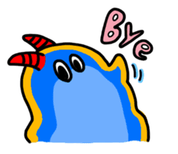 Sea slug boy sticker #5575263