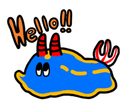 Sea slug boy sticker #5575264