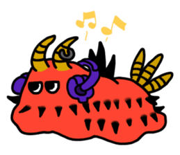 Sea slug boy sticker #5575271