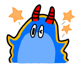 Sea slug boy sticker #5575275