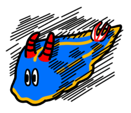 Sea slug boy sticker #5575279