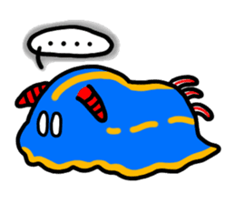 Sea slug boy sticker #5575283