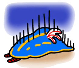 Sea slug boy sticker #5575290