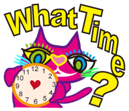 SHOCKING PINKiee the Cat <English Ver.2> sticker #5576712