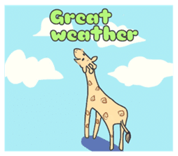 Sunny the Giraffe(English Version) sticker #5577420
