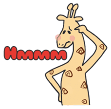 Sunny the Giraffe(English Version) sticker #5577421