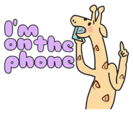 Sunny the Giraffe(English Version) sticker #5577434
