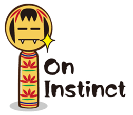 Kokeshi de Sticker English version sticker #5577508