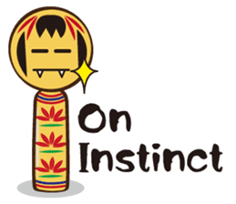 Kokeshi de Sticker English version sticker #5577508