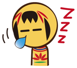 Kokeshi de Sticker English version sticker #5577514