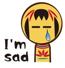 Kokeshi de Sticker English version sticker #5577520