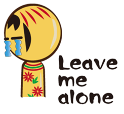 Kokeshi de Sticker English version sticker #5577522