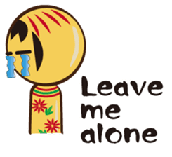 Kokeshi de Sticker English version sticker #5577522