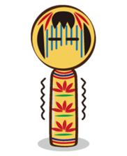 Kokeshi de Sticker English version sticker #5577523