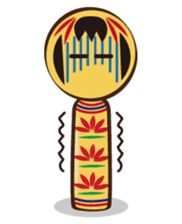 Kokeshi de Sticker English version sticker #5577523