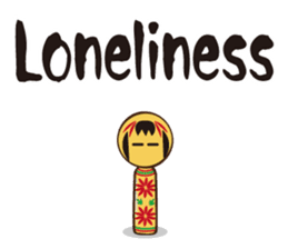 Kokeshi de Sticker English version sticker #5577530
