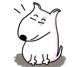 Arron the Bull Terrier (II) sticker #5577573