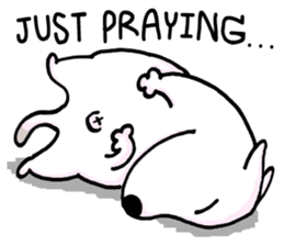 Arron the Bull Terrier (II) sticker #5577574