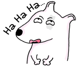 Arron the Bull Terrier (II) sticker #5577577