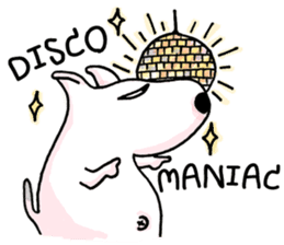 Arron the Bull Terrier (II) sticker #5577578